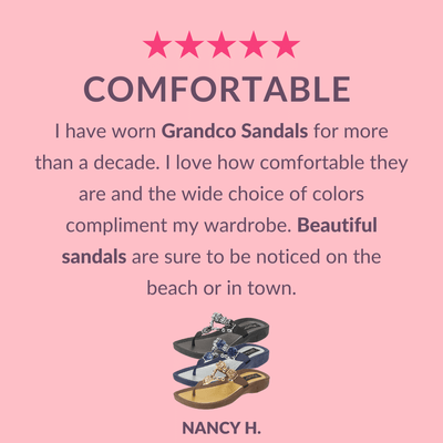 Grandco Sandals Customer Review of Expression Sandal Style