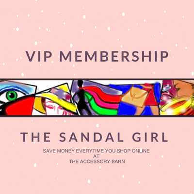 VIP MEMBERSHIP - SAVE EVERY TIME YOU SHOP GRANDCO SANDALS AT THE ACCESSORY BARN